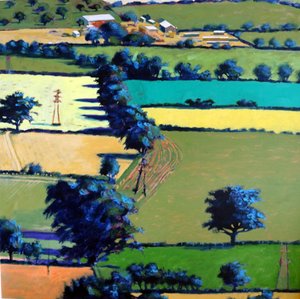 Towards Upton (acrylic on board) 作者 保罗·鲍伊斯