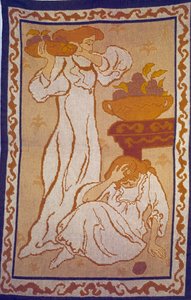 Paul Ranson（1864-1909）20 世纪巴黎市立现代艺术博物馆《穿白挂毯的女人》