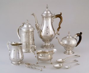 培恩茶具的代表性样品 作者 保罗·里维尔