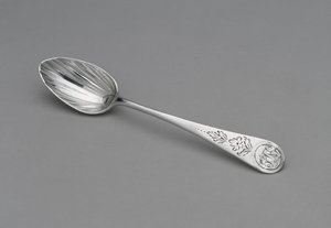 茶匙c。 1796-1805（银）