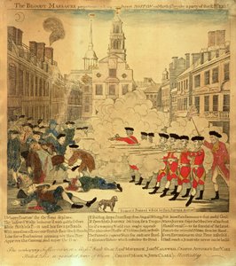 1770 年 3 月 5 日的血腥大屠杀