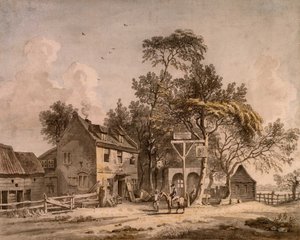 保罗-桑德比（Paul Sandby）的《公馆》，RA 作者 保罗·桑德比