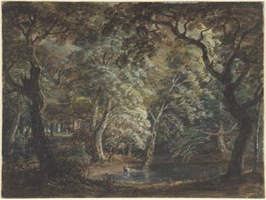 温莎大公园，约 1790-99 年（水彩画） 作者 保罗·桑德比