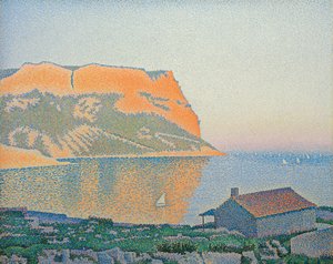 Cap Canaille，卡西斯（Cassis），1889年 作者 保罗·西尼亚克