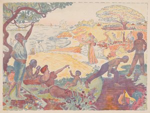 和谐时报，1895年至1896年。 作者 保罗·西尼亚克