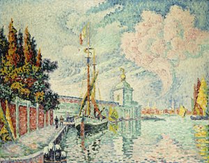 拉多加纳（La Dogana），1909年 作者 Paul Signac