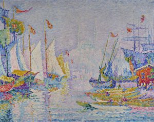 金色的角，早晨 作者 Paul Signac