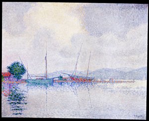 圣特罗佩，暴风雨过后，1895年 作者 Paul Signac