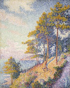 圣特罗佩，沿海小路，1902年 作者 保罗·西尼亚克