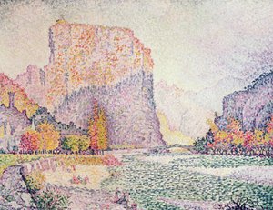 卡斯特拉的悬崖，1902年 作者 保罗·西尼亚克