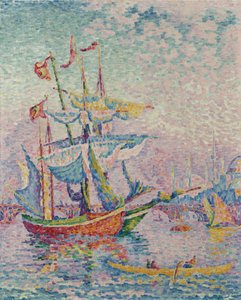 金角。桥，1907年 作者 Paul Signac