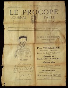 Journal du Procope，巴黎咖啡馆