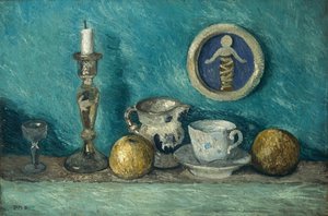 与德拉·罗比亚·普托的静物写生c。 1905年。 作者 宝拉·莫德森·贝克尔