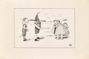玩耍的儿童和士兵 作者 保琳·艾布纳