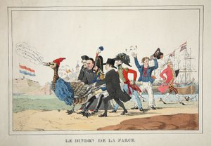 土耳其的馅料，酒吧。 1831年（手工彩色雕刻）