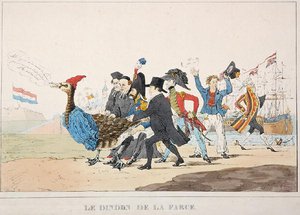 堕落者。1832年法国对安特卫普的干预（石膏）。
