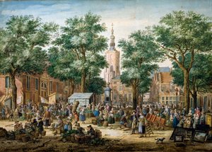 1769年在海牙的绿色大市场