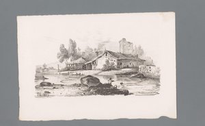 位于河边的房子的景色 景观原理（系列名称） Principes de paysages（系列标题） 作者 德瓦斯梅和洛朗