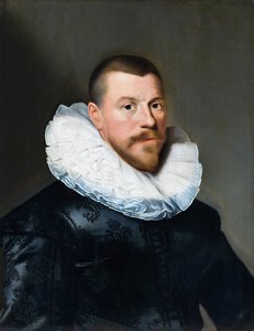 一个中年男人的肖像 作者 Paulus Moreelse