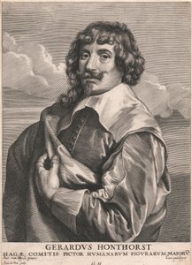 Gerardus Honthorst，伯爵主要人物画家 作者 保罗·本丢斯