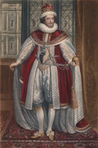 英格兰国王和六世国王詹姆斯一世。苏格兰共和国，1620年，1904年 作者 保罗·范·萨默