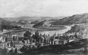 纽约州中部莫霍克河上的一个小镇，1811-约1813年。 作者 帕维尔·彼得罗维奇·斯维因