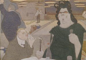 费奥多尔-沙利亚宾的漫画，1910年代 作者 帕维尔·叶戈罗维奇·谢尔博夫