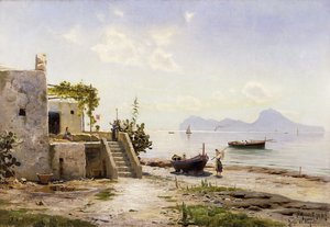 从索伦托（Sorrento）向卡普里（Capri） 作者 佩德·蒙斯特