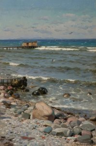 P.Mönsted，Am Strand 作者 佩德·蒙斯特