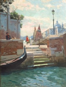 P.Mönsted，威尼斯的夏日 作者 佩德·蒙斯特