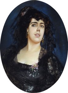 安妮·佩尔特森·诺里的肖像，1889年