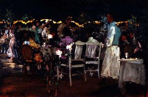 屋顶露台（板上油画） 作者 佩德罗·里贝拉（Pedro Ribera）