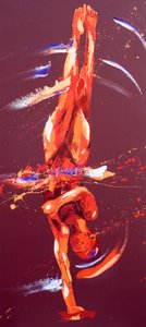 Gymnast Six, 2011 (oil on canvas) 作者 潘妮·沃登（Penny Warden）