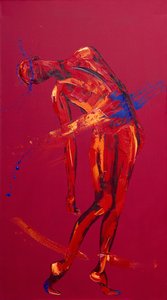 Jesus Falls for the Second Time - Station 7 (oil on canvas) 作者 潘妮·沃登（Penny Warden）