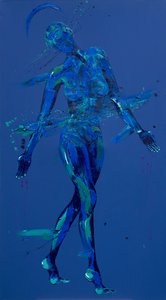 耶稣会见他的母亲 - 第四站（布面油画 作者 潘妮·沃登（Penny Warden）
