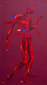 Jesus Speaks to the Women of Jerusalem - Station 8 (oil on canvas) 作者 潘妮·沃登（Penny Warden）