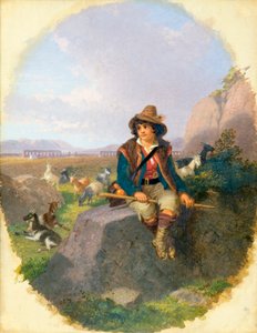 罗马斯坎帕尼亚的牧羊人》，1870年代