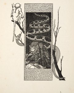 猴子与蛇，来自动物的一百个轶事，酒吧。 1924年 作者 珀西·比林斯赫斯特（Percy J.