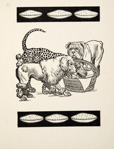两害相权取其轻，出自《一百个动物轶事》，出版。1924年（雕版画 作者 珀西·比林斯赫斯特（Percy J.