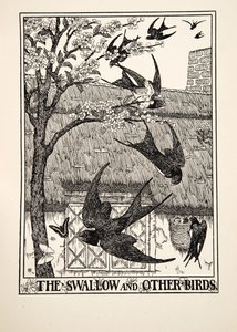 燕子和其他鸟类，来自阿索普的一百个寓言，pub.1903