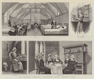 圣救世主医院，奥斯纳布尔街，摄政公园 作者 珀西·麦考德（Percy Macquoid）