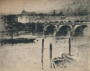 滑铁卢桥，1927年。