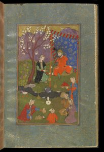 Jamshid and Khurshid，约1600年 作者 波斯学校