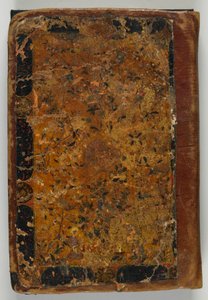 来自S1986.44.1的原始装订，可能是伊朗大不里士，萨法维时期，1549-50（不透明的水彩和漆） 作者 波斯学校