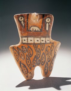 生育数字，Tiahuanaco（彩绘粘土） 作者 秘鲁学校