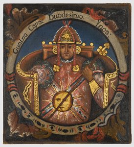 Huayna Capac，第12印加国王，库斯科学校，18世纪中叶