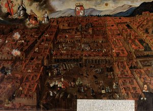 1650年地震时库斯科的景色