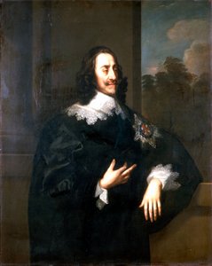 查理一世国王，约1660-70年（布面油画） 作者 彼得·利利（圈子）