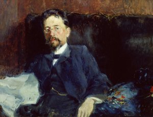 安东·契诃夫（1860-1904）1902年的肖像