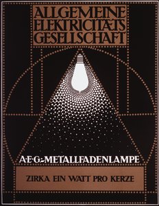 通用电气公司的广告海报 [AEG] 1910 年